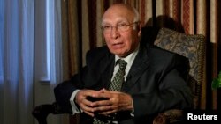 Pokiston bosh vazirining milliy xavfsizlik va tashqi siyosat bo’yicha maslahatchisi Sartaj Aziz