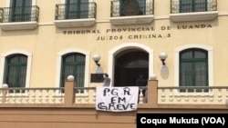 Greve na Procuradoria-Geral da República, Luanda, Angola