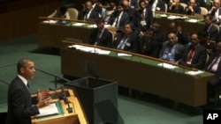 Barak Obama Bosh Assambleyada so'zlamoqda, 25-sentabr, 2012