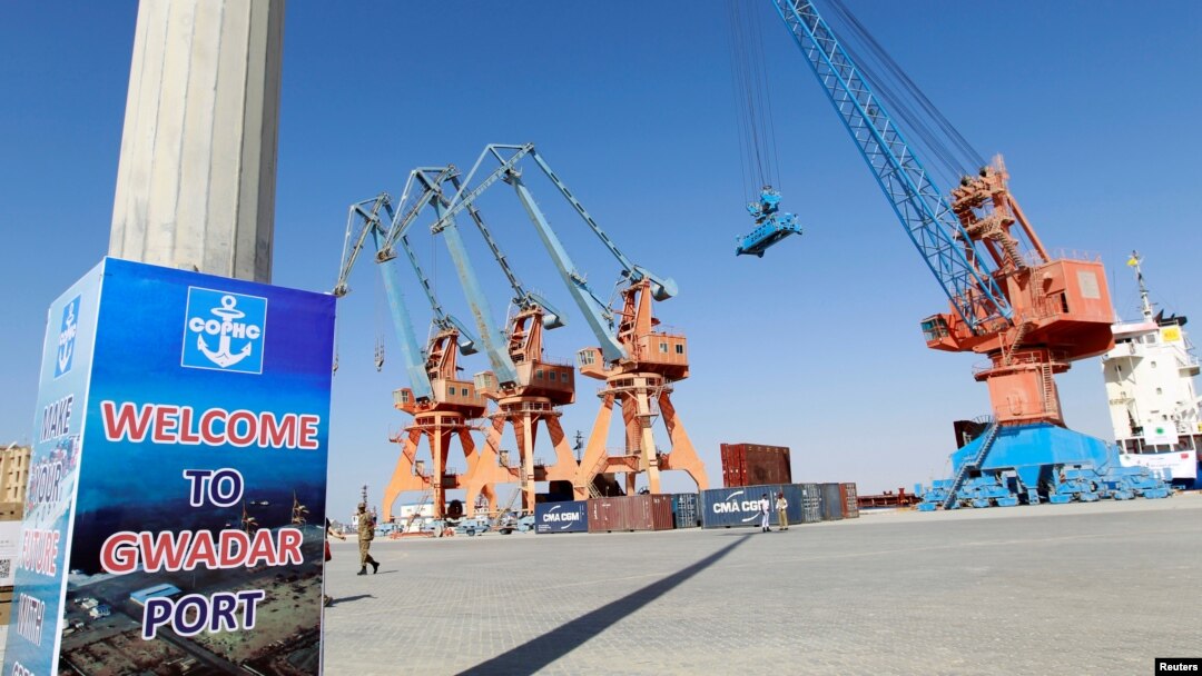 FILE - A general view of the port before the inauguration of the China Pakistan Economic Corridor port in Gwadar, Pakistan Nov. 13, 2016.