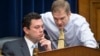 House Oversight and Government Reform Committee Chairman Rep. Jason Chaffetz, R-Utah, left, confers with committee member Rep. Jim Jordan, R-Ohio, on Capitol Hill in Washington, on Dec. 17, 2015. 