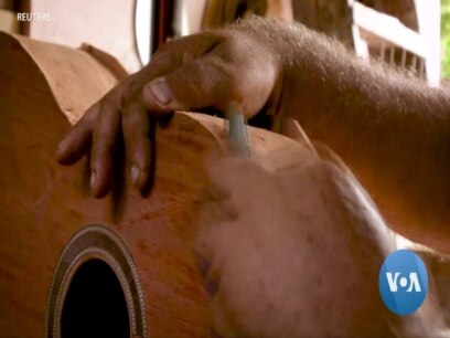 Recycled Wood Sings Traditional Cuban Tune 