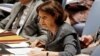 Deputy Ambassador to the United Nations Rosemary DiCarlo speaks as the U.N. Security Council meets to discuss the humanitarian situation in Ukraine, Aug. 5, 2014.