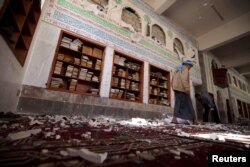 O'tgan hafta Sanodagi ikki masjid portlab, o'nlab odamlar halok bo'lgan edi.