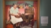 Norman Rockwell drew inspiration from FDR's "Four Freedoms" speech for these illustrations, published in The Saturday Evening Post. (J.Taboh/VOA)