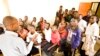 Young Rwandans attend HIV/AIDS prevention counseling session before day of circumcision in Shingiro Health Center in Musanze, Rwanda. (Courtesy The Global Fund)