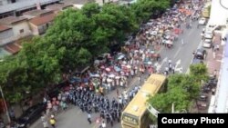 博羅縣數萬民眾抗議垃圾焚燒廠選址（博訊圖片）