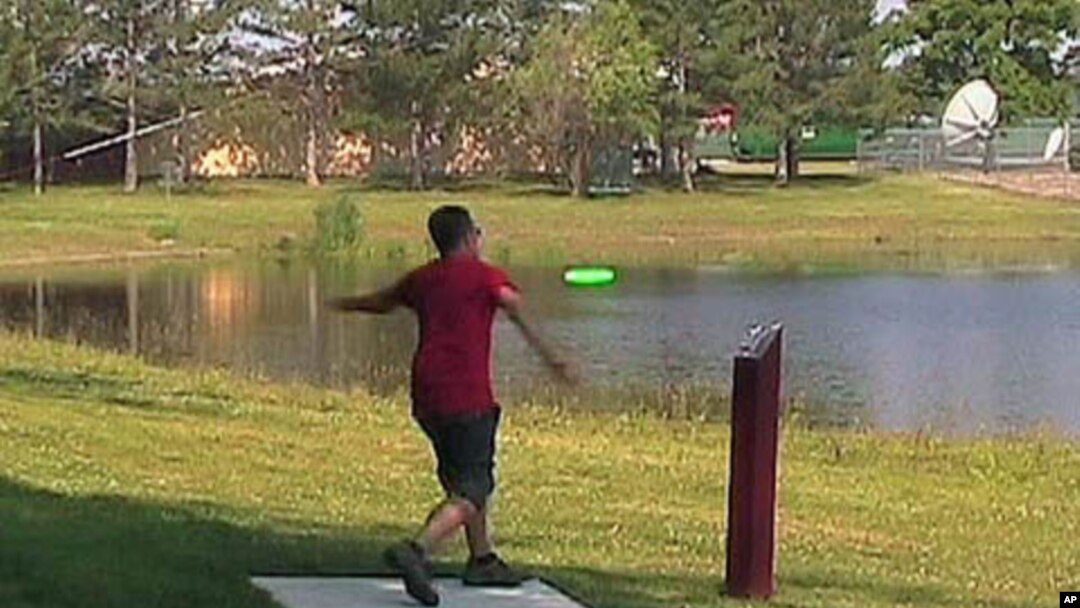 Disc golf follows the same basic rules as ball golf, however, competitors tee off from cement tee pads.