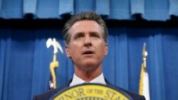 VOA Asia - California governor and vaccinations