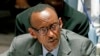 FILE- Rwandan President Paul Kagame speaks during a United Nations Security Council meeting at U.N. headquarters, Sept. 24, 2014.