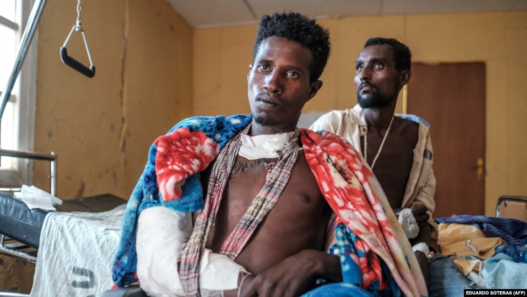 Amlaku Demeke,mmoja wa waathiriwa wa mapigano nchini Ethiopia.