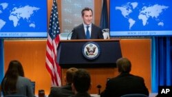 Речник Держдепу Метью Міллер під час брифінгу в Держдепартаменті у вівторок, 18 липня 2023 року. Фото AP