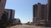 Gaborone's Central Business District is deserted as the capital returns to lockdown, in Botswana, July 31, 2020. (Mqondisi Dube/VOA)