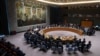 Members of the United Nations Security Council gather for a meeting on North Korea, Sept. 27, 2018, at the United Nations in New York.
