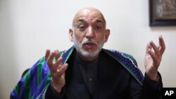 Afg'oniston sobiq rahbari Hamid Karzay 