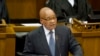 South African president Jacob Zuma opens the South African Parliament as he speaks in Cape Town, February 14, 2013. 
