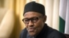 Nigerian president Muhammadu Buhari gives an interview to Agence France-presse at his hotel during the 25th African Summit on June 14, 2015 in Johannesburg. 