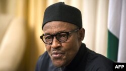FILE - Nigerian president Muhammadu Buhari during the 25th African Summit in in Johannesburg, South Africa, June 14, 2015.