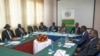 FILE - Ethiopian Prime Minister Hailemariam Desalegn (C), South Sudan's President Salva Kiir (L) and South Sudan rebel chief Riek Machar (R) attend a meeting in Addis Ababa, March 3, 2015.