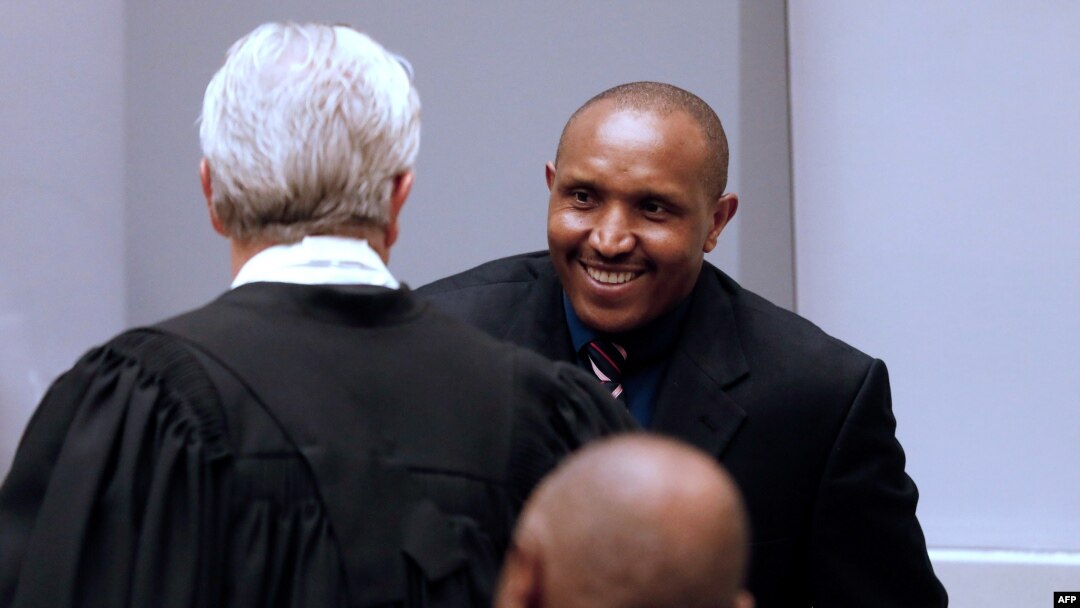 Bosco Ntaganda akiwa mahakamani