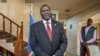 FILE - South Sudan rebel leader Riek Machar poses for a photograph as he is interviewed by The Associated Press about the situation in South Sudan.
