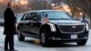 지난해 말 트럼프 미국 대통령과 멜라니아 여사를 태운 캐딜락원(Cadillac One)이 백악관 인근에 도착했다. 