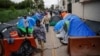 Migrants who are seeking asylum in the United States set up a makeshift encampment near the U.S. border with Brownsville, Texas, after the U.S. Supreme Court said Title 42 should stand as is for now, in Matamoros, Mexico Dec. 20, 2022.