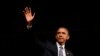 U.S. President Barack Obama waves after speaking at a Civil Rights Summit to commemorate the 50th anniversary of the signing of the Civil Rights Act at the LBJ Presidential Library in Austin, Texas, April 10, 2014. 