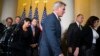 House Majority Leader Kevin McCarthy of California leaves a news conference after dropping out of the race to replace House Speaker John Boehner, on Capitol Hill in Washington, D.C., Oct. 8, 2015.