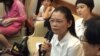 李净瑜2017年5月23日记者会现场（美国之音申华拍摄）