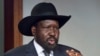 South Sudan's President Salva Kiir speaks after meeting with Sudan's President Omar al-Bashir, in the capital Juba, South Sudan, Jan. 6, 2014. 