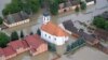 Flood waters cover the village of Gunja, eastern Croatia, May 18, 2014.
