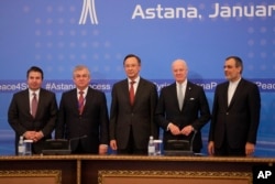 Turkiya, Rossiya, BMT va Eron diplomatlari, Ostona, 2017