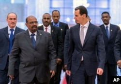 Sudan rahbari Umar Bashirning Damashqqa tashrifi, dekabr, 2018