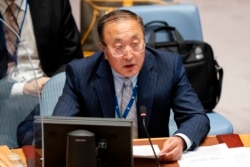 Xitoyning BMTdagi elchisi Tsan Jun, Nyu-York, AQSh, 2021-yil, 23-sentabr