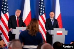 AQSh va Polsha rahbarlari, Donald Tramp va Andrey Duda, 6-iyul, 2017