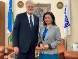 Yevropada Xavfsizlik va Hamkorlik Tashkilotining O'zbekistondagi bosh vakili Jon Makgregor "Amerika Ovozi" bilan suhbatda, Toshkent, 27-dekabr, 2019