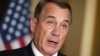 House Speaker John Boehner of Ohio responds to President Barack Obama's intention to spare millions of illegal immigrants from deportation, Washington, Nov. 21, 2014.