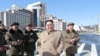 North Korea's leader Kim Jong Un provides field guidance to construction sites in Samjiyon County, in this undated picture released by North Korea's Central News Agency, Oct. 16, 2019. 