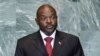 FILE - President Pierre Nkurunziza of Burundi addresses the 66th session of the United Nations General Assembly.