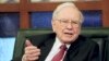 FILE - Berkshire Hathaway Chairman and CEO Warren Buffett speaks during an interview with Liz Claman on the Fox Business Network in Omaha, Neb.