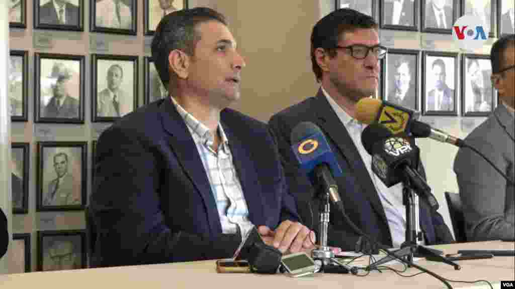 Ezio Angelini, presidente de la Cámara de Comercio de Maracaibo, calcula que la cantidad de mercancía hurtada cabría en 35.000 camiones “tipo cava”. Foto: Gustavo Ocando Alex/VOA.