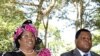 Malawian Vice President Joyce Banda addresses a media conference in the capital Lilongwe, April 7, 2012.