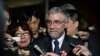 U.S. economist and Nobel laureate Paul Krugman reacts to questions from journalists after a meeting with Japanese Prime Minister Shinzo Abe in Tokyo, March 22, 2016. Krugman spoke Thursday at the Peterson Institute for International Economics in Washington and to VOA.