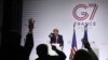 President Donald Trump takes questions during a press conference on the third and final day of the G-7 summit in Biarritz, France, Aug. 26, 2019.