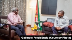 Afonso Dhlakama e Filipe Nyusi