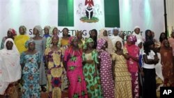'Yan makaranta mata da suka kubuta daga makarantar sakadaren gwamnati ta Chibok.