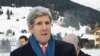 U.S. Secretary of State John Kerry arrives in Davos, Jan. 23, 2014.