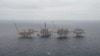 Видобувні платформи компанії Equinor у Норвезькому морі