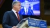 Президент України Петро Порошенко під час виступу на засіданні Парламентської асамблеї Ради Європи. Страсбург, 11 жовтня 2017 року